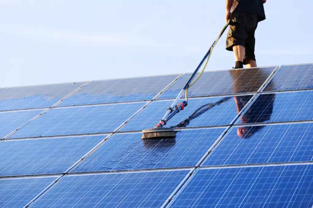 Solar panel deals cleaning services